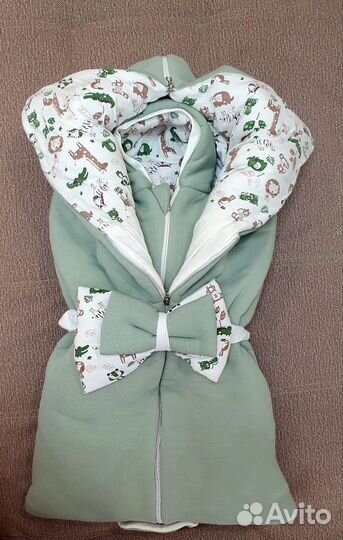 Конверт кокон на выписку