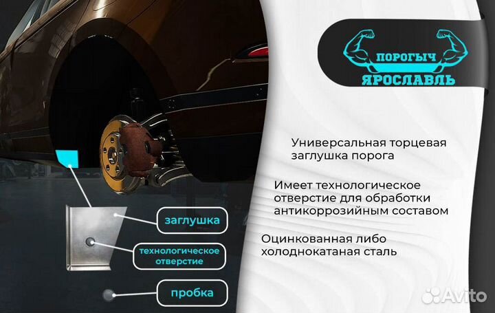 Ремонтная правая порог Renault Logan