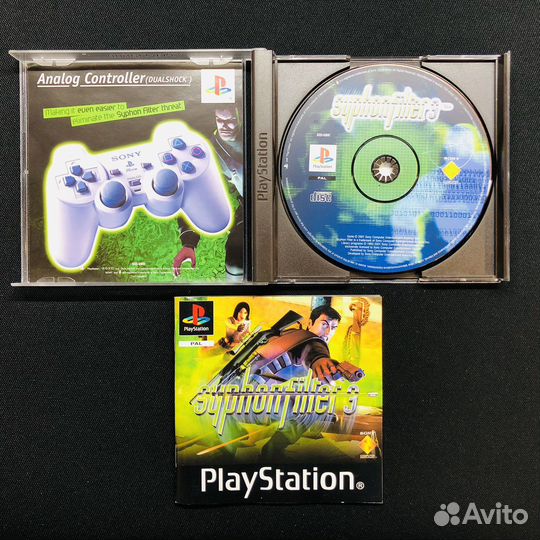 Игра PS1 лицензия Syphon Filter 3