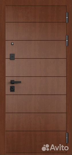 Металлические двери с зеркалом