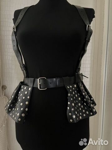 Портупея с Баской из натуральной кожи