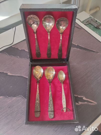 Винтажные мельхиоровые ложки