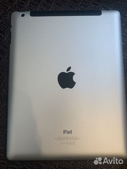 Планшет Apple iPad 4 32 Wi-Fi + Cellular белый