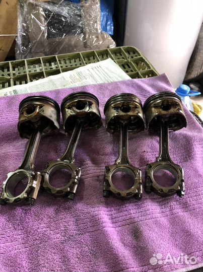 Поршни с Шатунами Great Wall Hover. Митсубиси 2.4