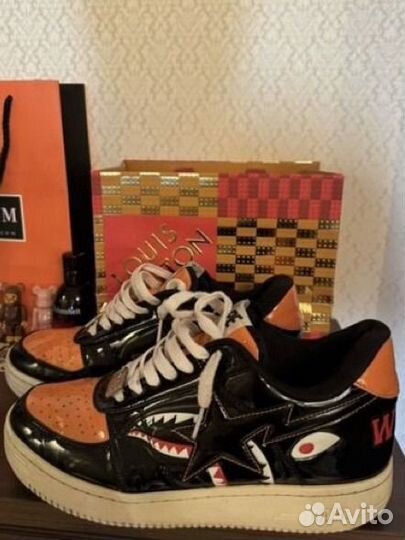 Bape sta shark кроссовки оригинал+bape футболка