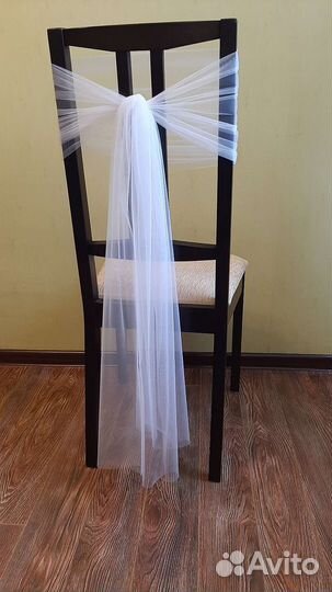 Банты на стулья из фатина