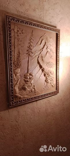 Картина барельеф