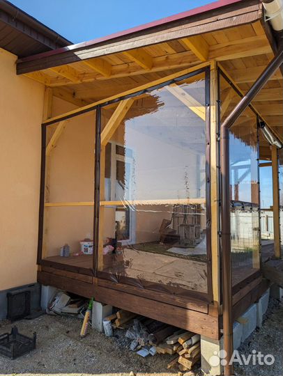 Мягкие окна из пленки пвх