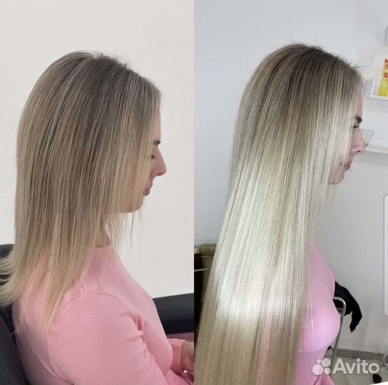 Афронаращивание волос/ Полное наращивание волос