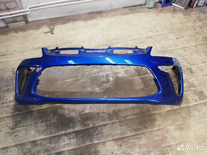Передний бампер киа рио IV рестайлинг 2017 - 2020