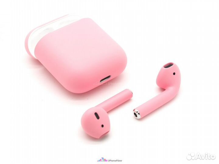 Беспроводные наушники AirPods 2 (Бледно-розовый)