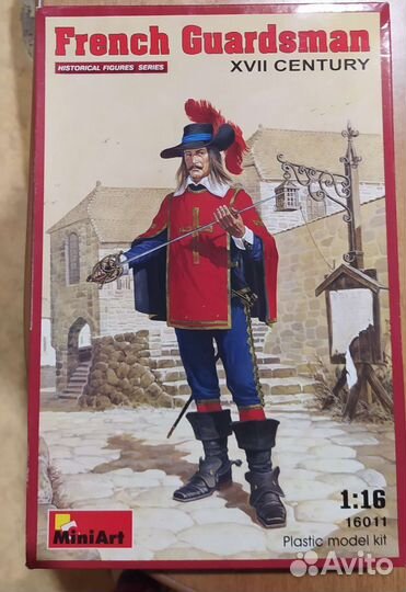 Французский гвардеец 17 века. Сборная модель