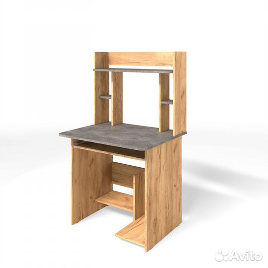 Стол ск 5 дуб золотой/ателье светл + надстройка