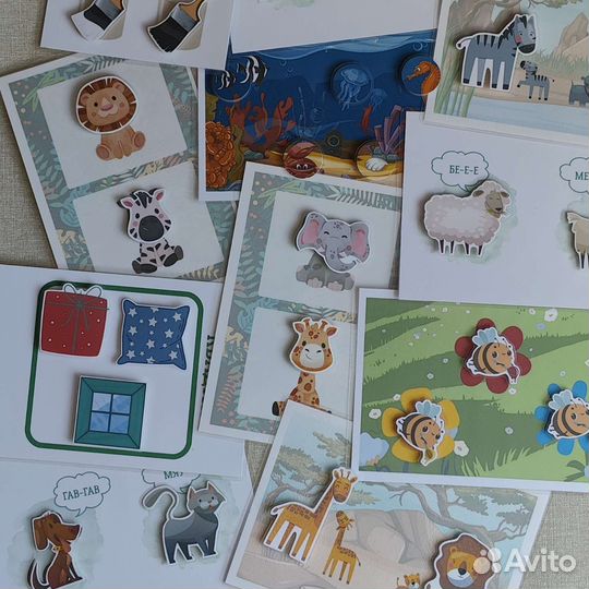 Развивающие игры на липучках