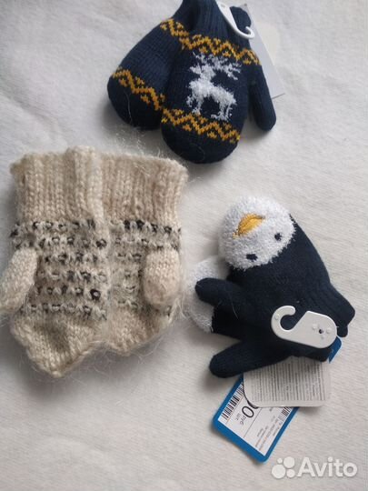 Рукавички детские 11-12 размер новые