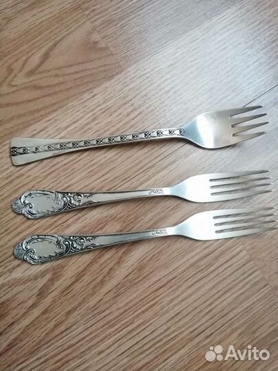 Вилки серебренные 916 пробы со звездой