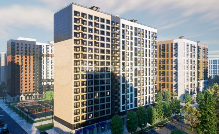 3-к. квартира, 91,7 м², 8/17 эт.