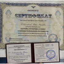 Настройка и диагностика фортепиано, Москва