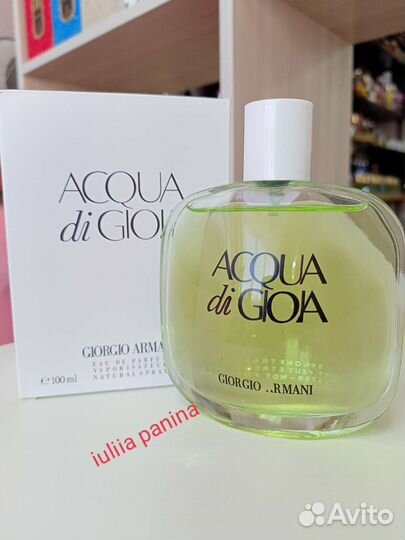 Оригинал.Тестер Giorgio Armani Acqua di Gioia