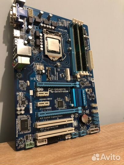 Материнская плата 1155 сокет Gigabyte GA-H77-DS3H