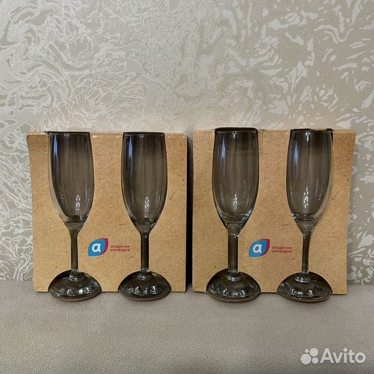 Бокалы для шампанского набор