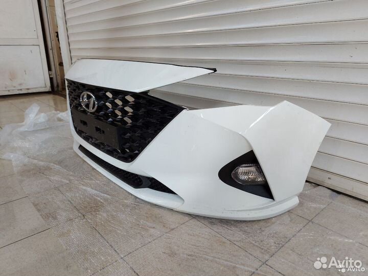 Бампер передний Хендай Солярис 2021 2020 все цвета