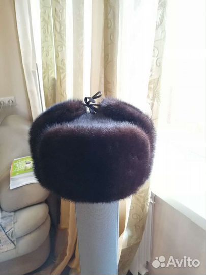Шапка ушанка норка