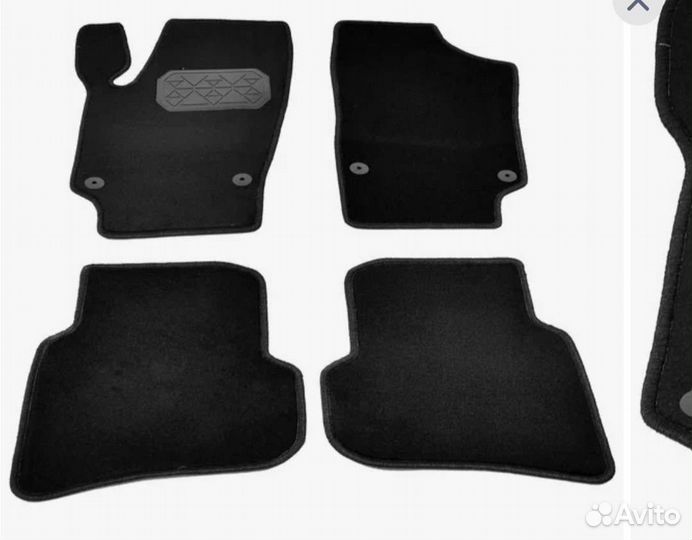Автомобильные коврики ворсовые