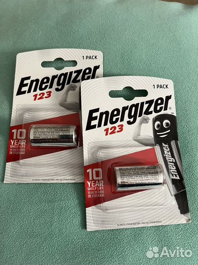 Батарейка energizer 123