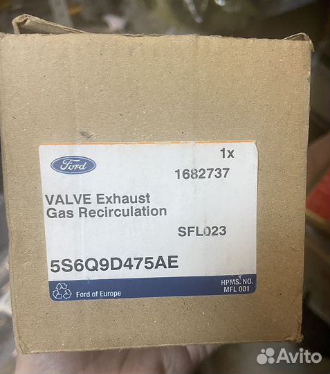 Клапан EGR 1682737