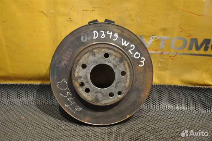 Диск тормозной (передний) mercedes-benz C-class