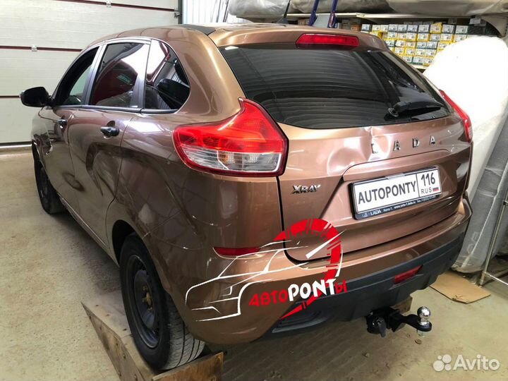 Фаркоп Лада хрэй легкосъемный квадрат