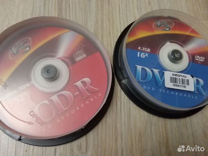 Cd-r dvd-r диски чистые