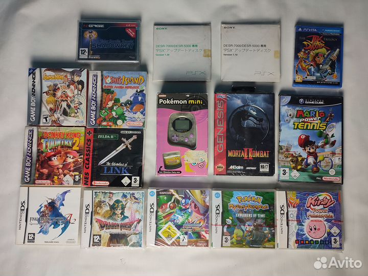 Редкие игры для Nintendo DS, GBA, Vita и т.д