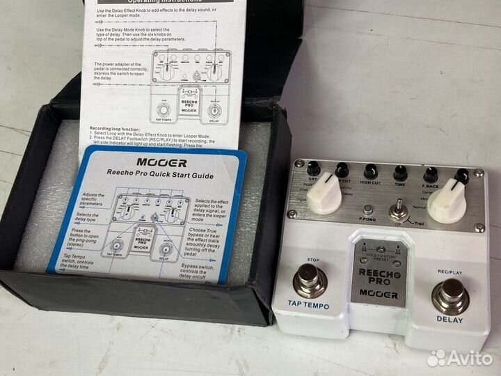 Mooer Reecho Pro Delay гитарная педаль эффектов