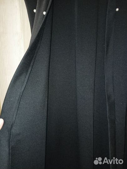 Накидка с бусинами длинная