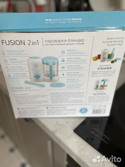 Пароварка-блендер happy baby