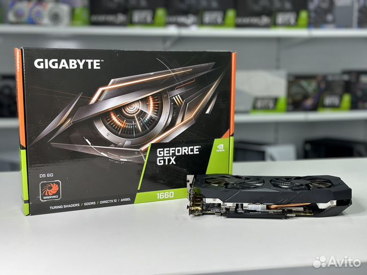 Видеокарта Gigabyte GTX 1660 6GB