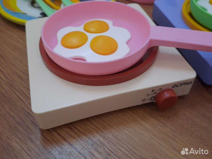 Набор детской кухонной посуды+мелкая быт.техника