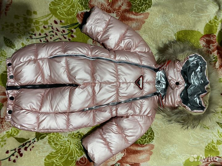 Детский зимний комбинезон на девочку 68