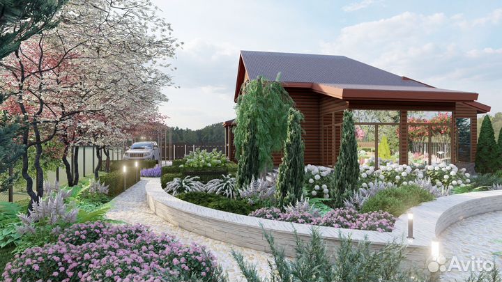 3D визуализация, дизайн - архитектура, ландшафт