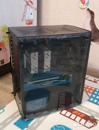 Игровой компьютер Xeon E5 2640 v3 + RX 590 8gb
