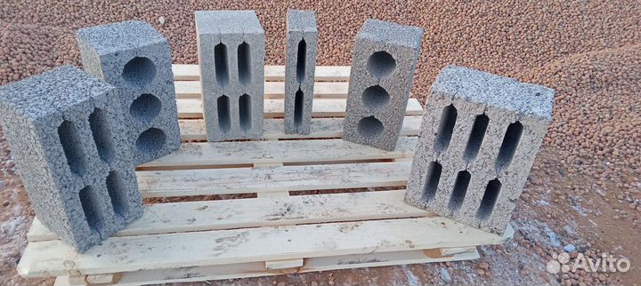 Керамзитобетонный блок