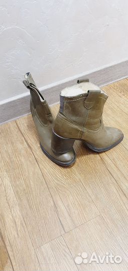 Полусапоги натуральная кожа