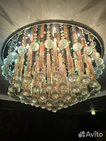 Люстра потолочная светодиодная с пультом