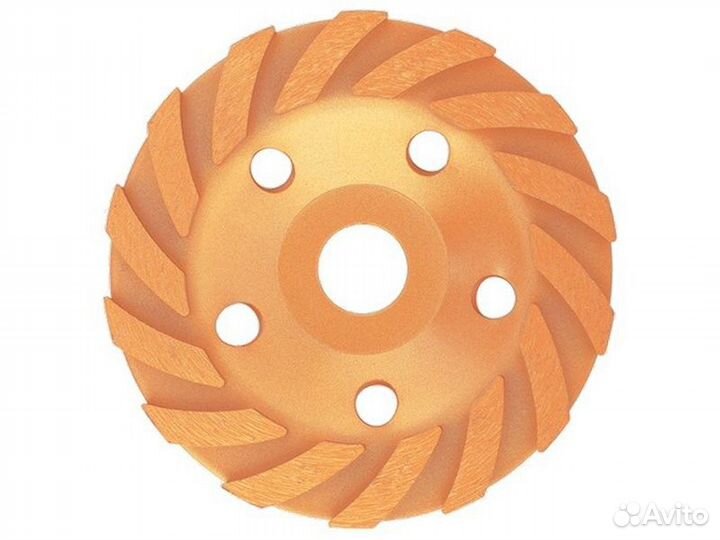 Чашка алмазная зачистная, 125 мм, турбо-сегментная