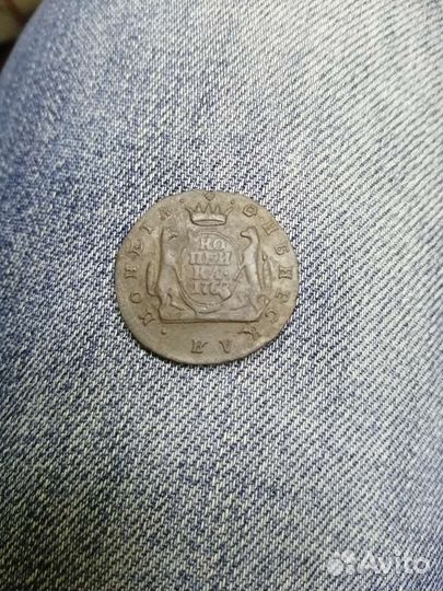 Копейка 1768г км