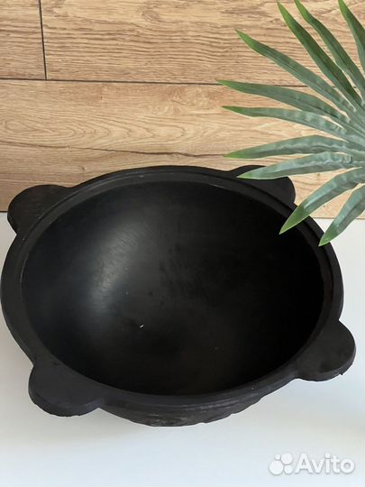 Казан чугунный узбекский 6 л новый