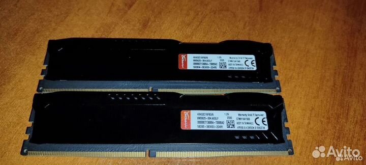 Оперативная память ddr4 hyperx 2x8 16. 3200