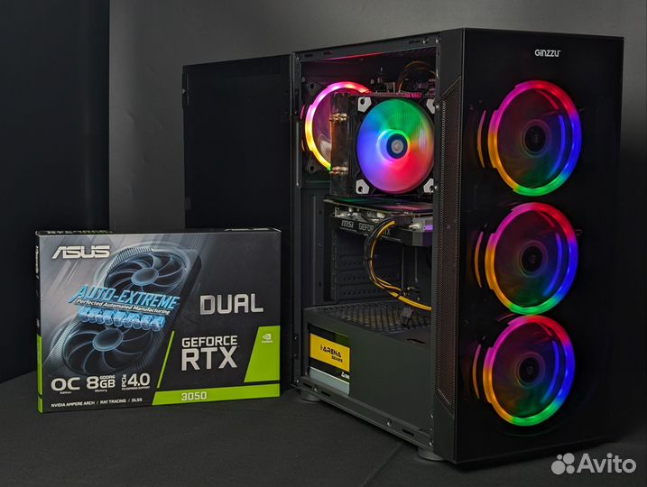 Игровой пк i7 4790k / RTX 3050 /16gb/SSD